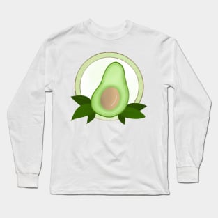 Avocado circle Long Sleeve T-Shirt